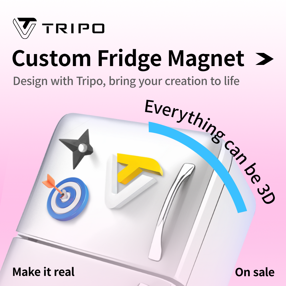 3D Fridge magnet